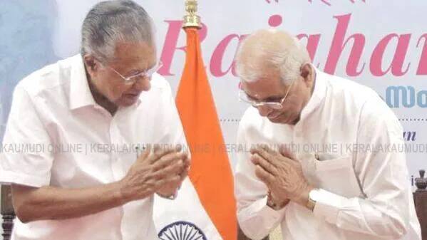 CM in Raj Bhavan for first time after row; no pic of Bharat Mata