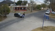 Barrio Universitario: un niño salió despedido tras violento choque entre una moto y un auto