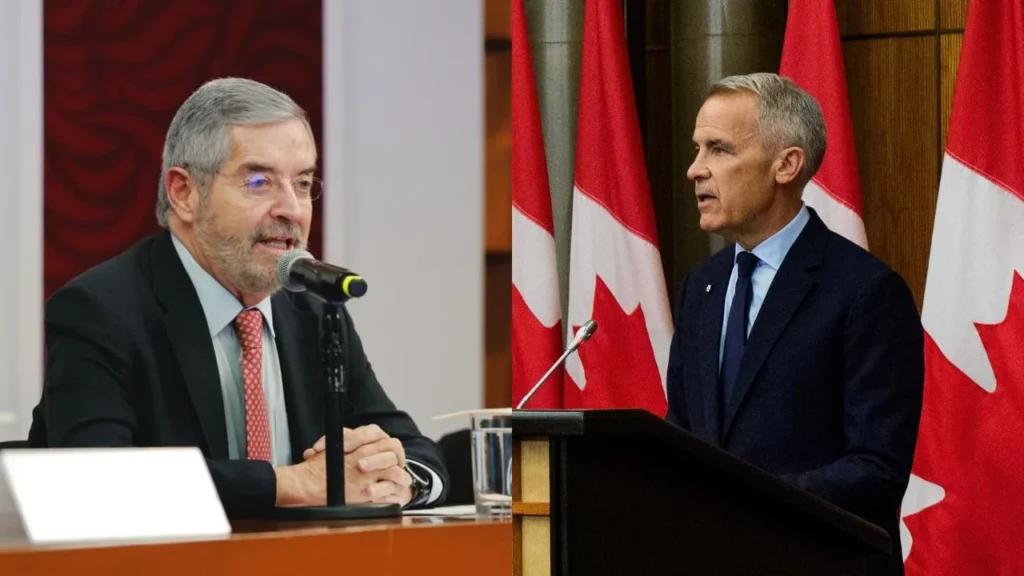 De la Fuente confirma visita de Mark Carney a México