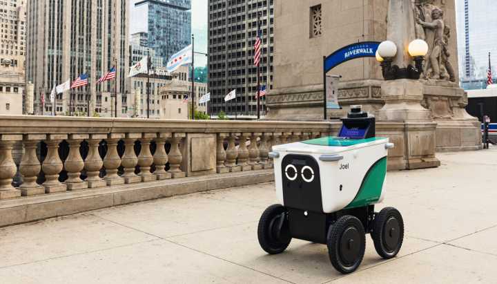 Look out, Coco! The food delivery robots introduced in late 2024 now have competition