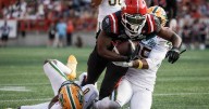 Red-hot Stampeders show no mercy on defence in dominating Elks 28