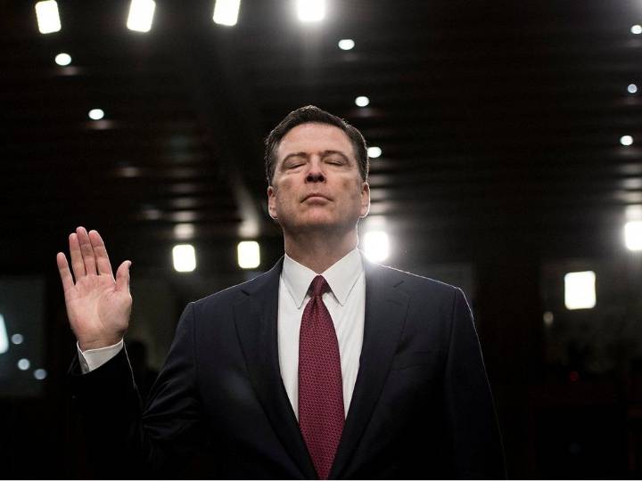 Trump brands indicted opponent Comey a 'dirty cop'