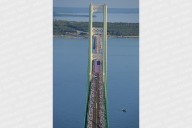 More than 33,000 walk Mackinac Bridge on picture