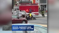 Good Samaritans save man trapped under car in Newport, Delaware scooter crash