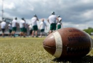 High school football: No. 3 St. Thomas Academy beats No. 2 Chanhassen in weather