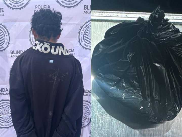 Atrapan a tirador en Cañada Honda con 34 gramos de crystal