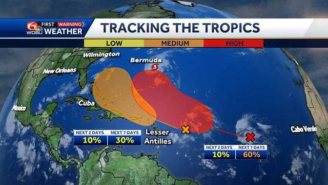 Development possible in two Atlantic systems