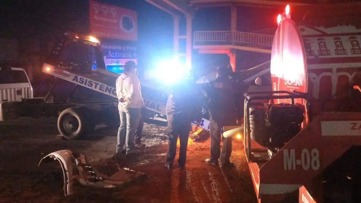 Accidente en la carretera Zacatlán–Chignahuapan deja tres menores lesionados; otro accidente se reportó en la Amozoc