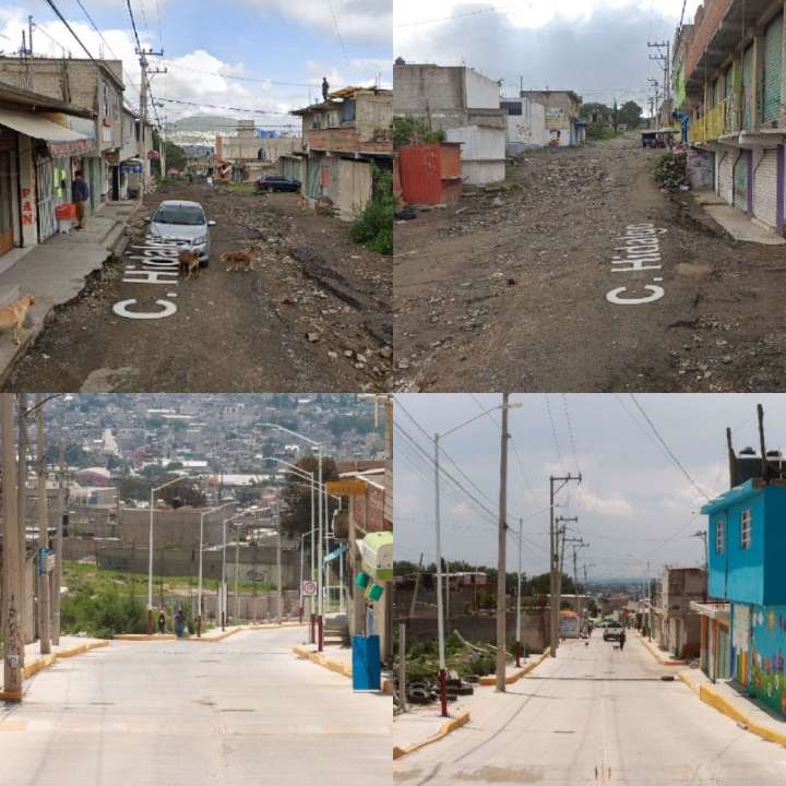 PRESIDENTA DE CHIMALHUACÁN ATIENDE PETICIONES DE PAVIMENTACIÓN Y CONSTRUCCIÓN DE GUARNICIONES Y BANQUETAS