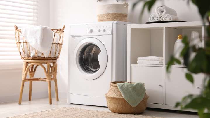 Declutter And Add More Storage Space To Your Kitchen With A Laundry Room Staple