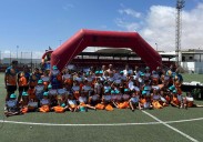 El Campamento de Verano y Deporte 2025 de Puerto de Rosario se cierra con fiesta