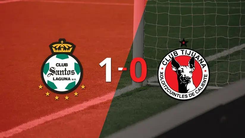 Liga MX: Con un solo gol agónico, Santos Laguna derrotó a Tijuana en el estadio Corona
