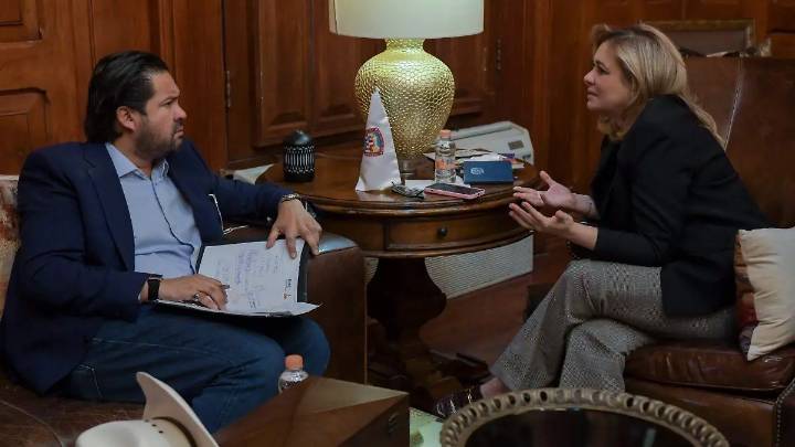 Sostienen reunión Maru Campos y Álvaro Bustillos para analizar los retos del sector ganadero