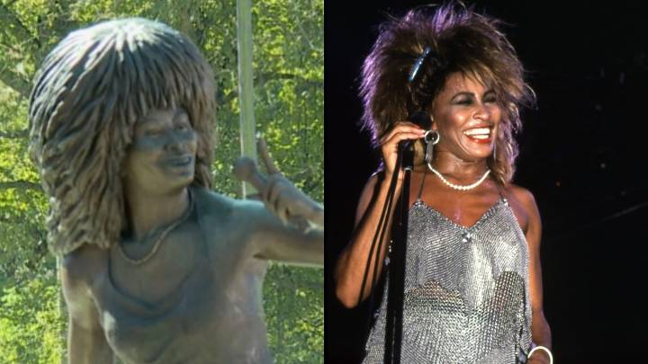 ‘Rollin in her grave’: Fans outraged by bizarre Tina Turner statue unveiled in late musician’s hometown