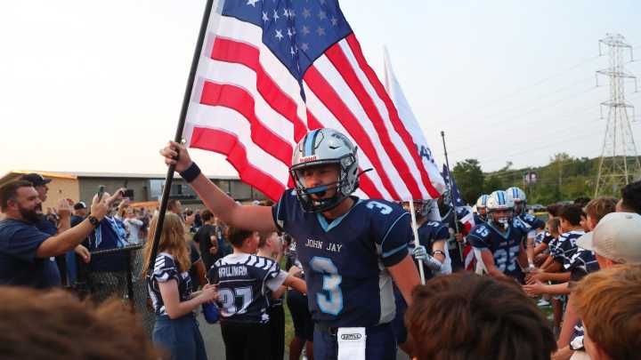 John Jay football tops Pine bush in Friday's seson opener 41 to 8
