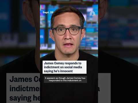 James Comey responds to indictment on social media saying he's innocent