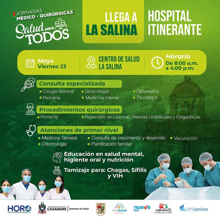 Vuelven las Jornadas médicas a Sácama y La Salina