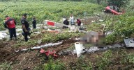 Se desploma helicóptero en zona de volcanes del Edomex