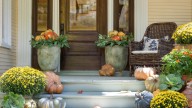 DIY A Stunning Fall Crescent Moon Wreath To Instantly Elevate Your Front Porch