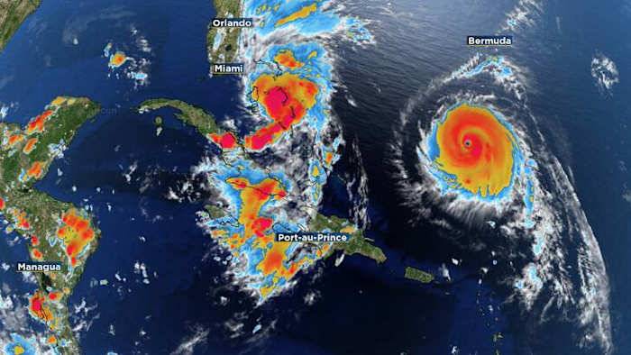 Tropical Storm Imelda heading towards Bahamas