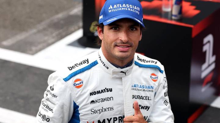 Sainz, pletórico: "El primer podio con Williams es soñar, pero haré todo lo posible"