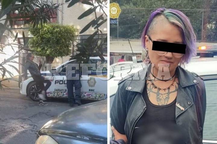 Detienen a una mujer por patear  a policía en Benito Juárez