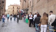 Largas colas para disfrutar del patrimonio de Salamanca en la jornada de puertas abiertas