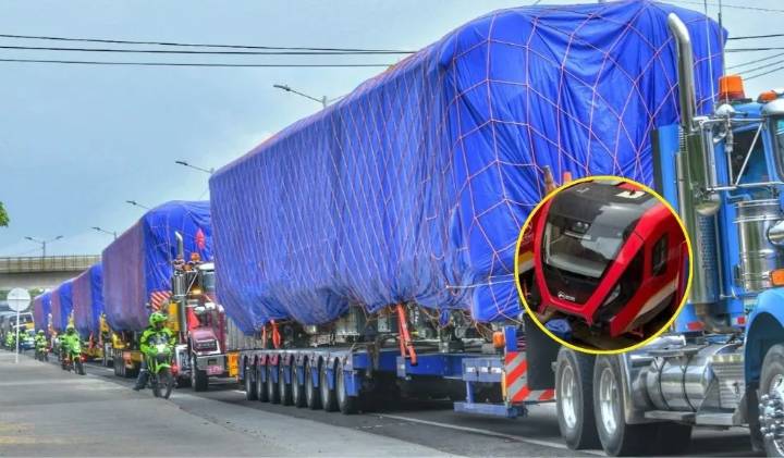 El primer vagón del Metro de Bogotá está próximo a llegar a la capital