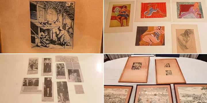 Qué piezas artísticas encontraron en la casa de la heredera del cuadro robado por los nazis