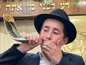 Photos: Rabbi Yitzhak Hecht and his son Avrohom Meir Hecht of Congregation Agudas Achim