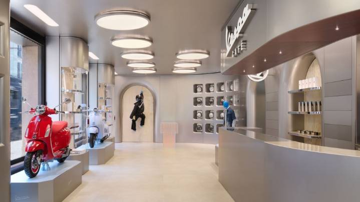 Vespa Opens Concept Store in Milan with Café As Part of Lifestyle Push
