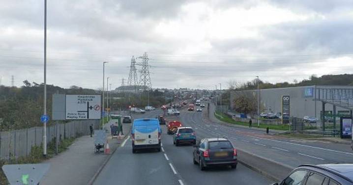 Live: Long delays on major Plymouth road