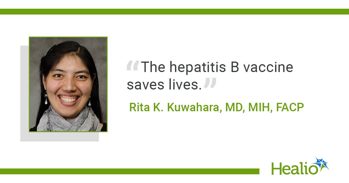 Universal hepatitis B vaccination at birth saves lives