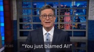 Stephen Colbert reacts to the viral rumors of Trumps death