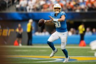 Tom Krasovic: Call it curvilinear athleticism or just plain clutch, but Chargers QB continues to wow