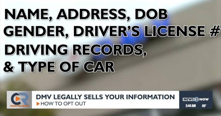 DMV is legally selling your information: How to opt