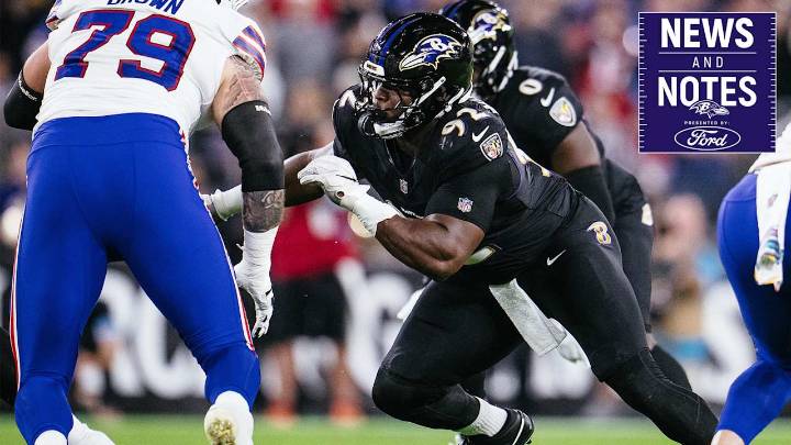 News & Notes: Ravens Motivated to Erase 'Bad Taste' of Playoff Loss to Buffalo