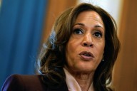 Harris interrupted by pro-Palestinian protesters on first night of book tour