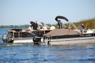 Volunteer armada handles destructive football field-sized 'big bog' on Minnesota lake