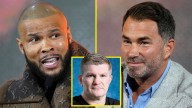 'Disappointed' - Chris Eubank Jr criticised as he refuses to let Eddie Hearn speak about Ricky Hatton