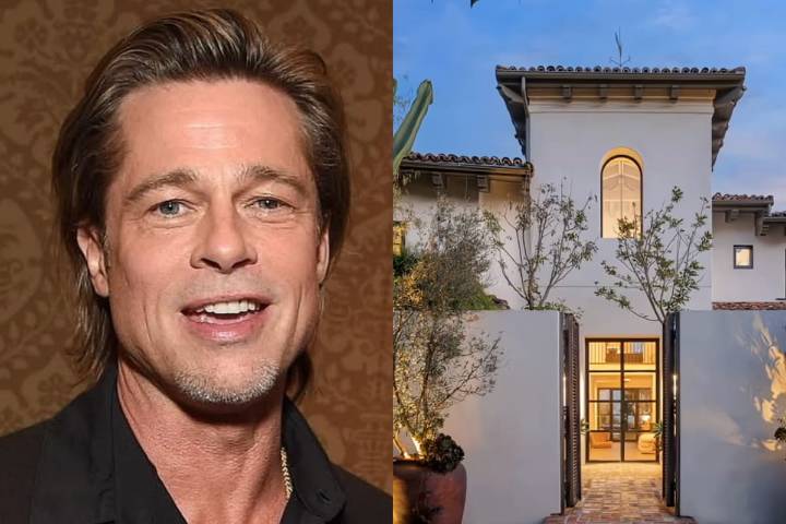 Tiene ocho baños. Así es la nueva mansión que Brad Pitt compró por US$12 millones en el "barrio de los famosos" de California
