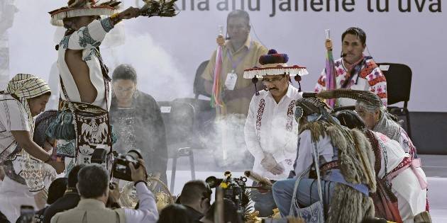 Nuevos ministros de la Suprema Corte piden a Quetzalcóatl guiar sus pasos