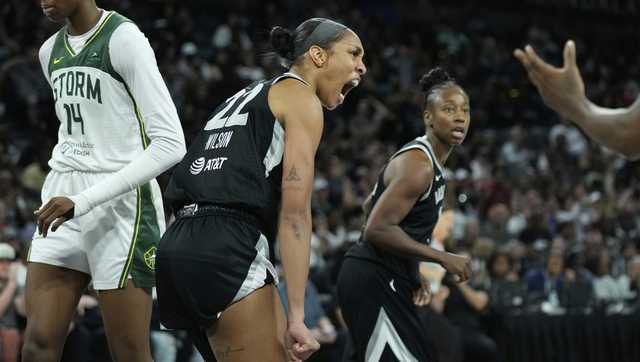 Aces' A'ja Wilson earns historic fourth WNBA MVP award