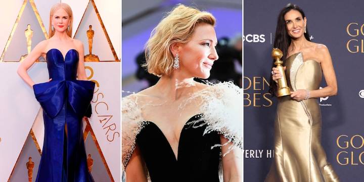 10 looks icónicos de Giorgio Armani en la alfombra roja, de Demi Moore a Cate Blanchet