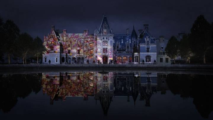 Biltmore Estate's new projection exhibit 'Luminere'…