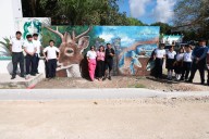 Isla Mujeres se suma a la Jornada Nacional de Tequios y Murales ‘Arte que Transforma’ para fortalecer la paz y prevenir adicciones
