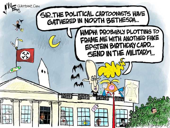 Cartoon: Blame the cartoonist