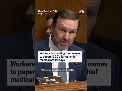 Workers fear adding their names to papers, CDC's former chief medical officer says