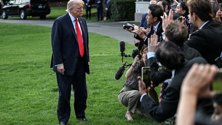 Trump Downplays the ‘Radical Right’ and Says the Left Is the Problem