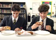 Deadline Detroit | Video: British High Schoolers Try Detroit-Style Pizza